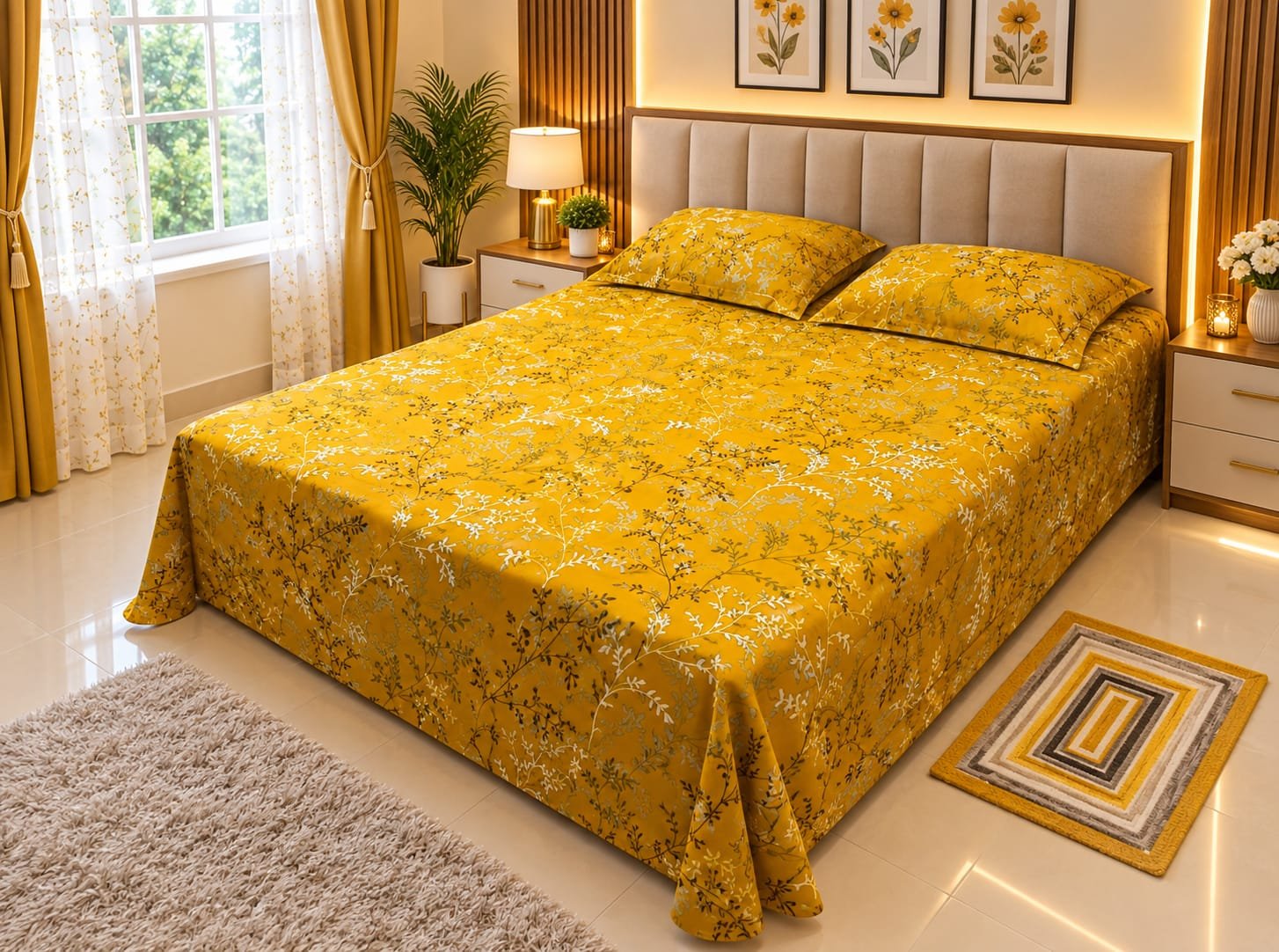 IMG-20260913-WA0003 Premium Twill Cotton Bed Sheet Set - Image 1