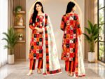 COCO PRINT Cotton Fabric | FARVENZA - Image 2